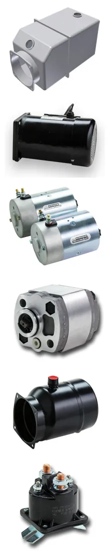 Single Acting DC 12V-24V Motor Hydraulic Power Unit