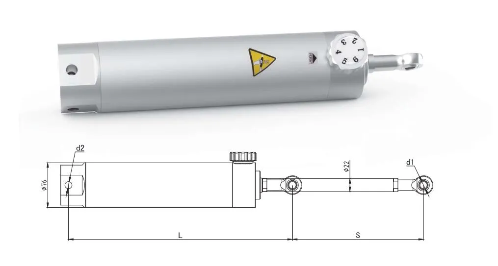 training Machine Hydraulic Cylinders