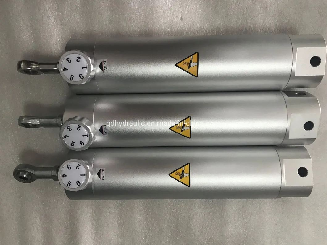 Fitness Hydraulic Cylinder Aluminum Hydraulic Damper with 6 Resistance Force Stages