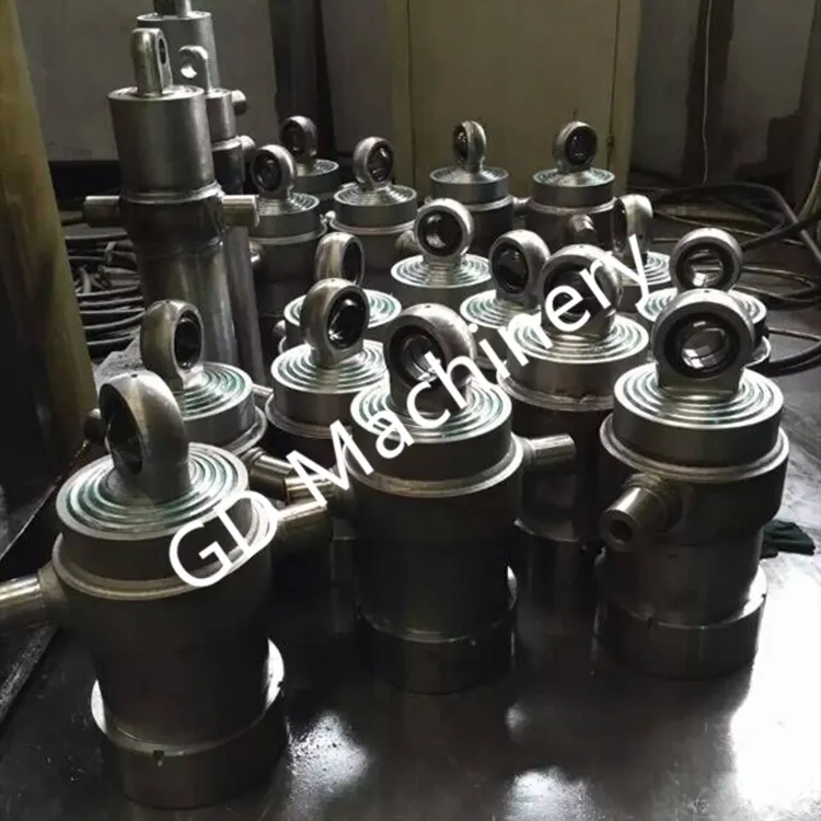 Dump Truck Used Single Acting Telescopic Hydraulic Cylinder for Lifting
