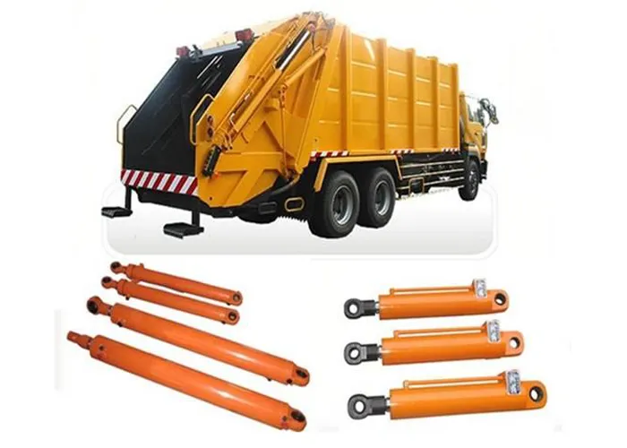 OEM Thermostability Fluid Power Hydraulic RAM for Garbage Truck