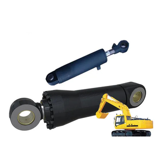 Heavy Duty Construction Machinery Excavator Use Welded Hydraulic Cylinder