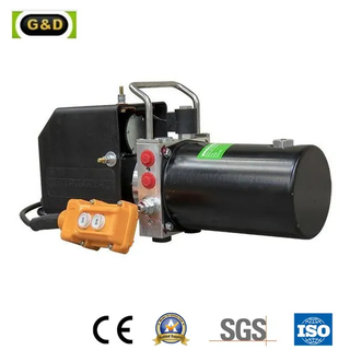 4 Quart Hydraulic Pump Dump Trailer DC12V/24V Hydraulic Power Unit