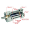 Standard Tie-Rod 2500psi 2" Bore 24" Stroke Two Way Hydraulic Cylinder