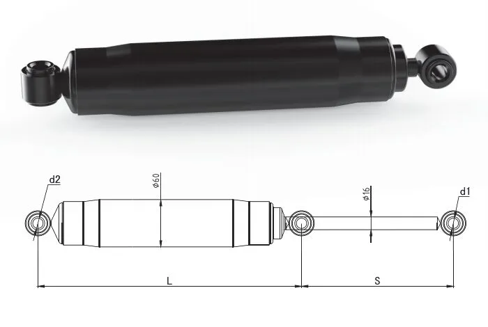 Fitness Equipment Hydraulic Cylinder for Exercise Machine