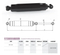 Steel Hydraulic Fitness Damper Adjustable Hydraulic Cylinder for Stepper