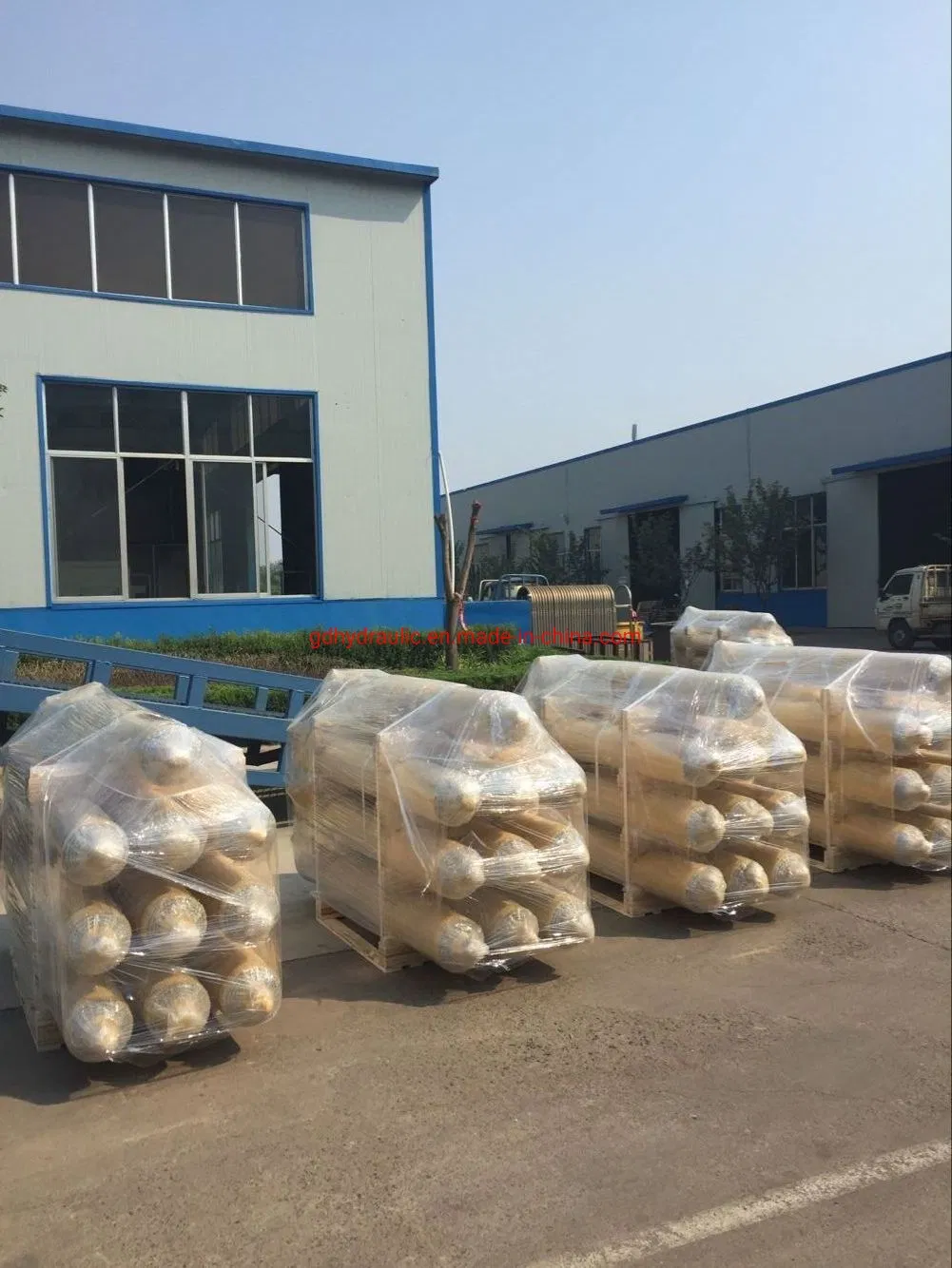 Multistage Telescopic Hydraulic Cylinder for Dump Trailer
