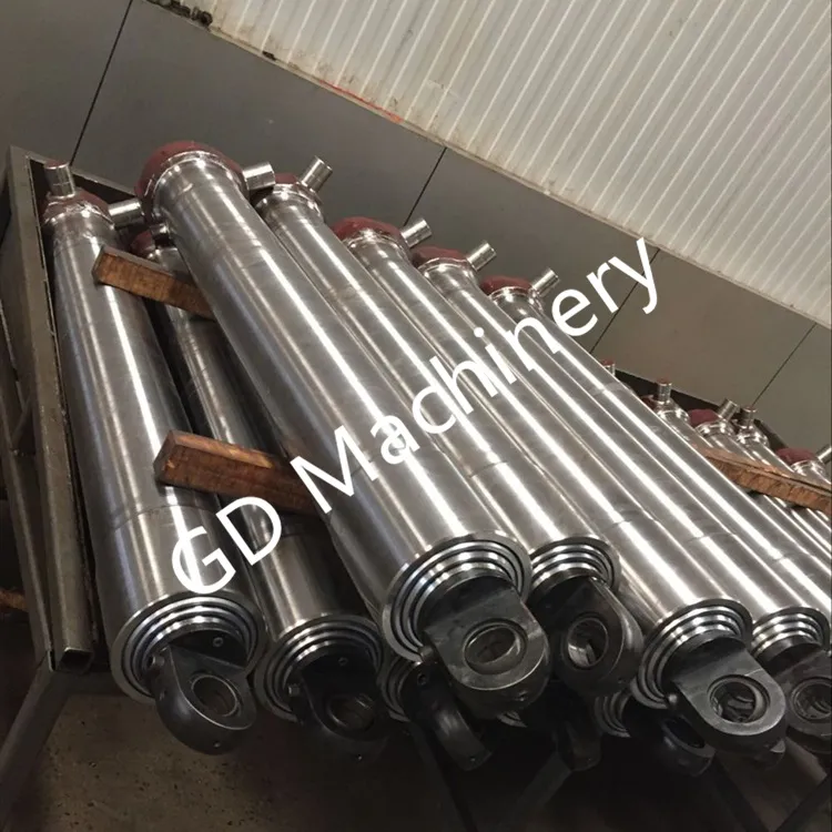 Customized 3000psi Single Acting Telescopic Hydraulic Cylinder for ATV Trailer