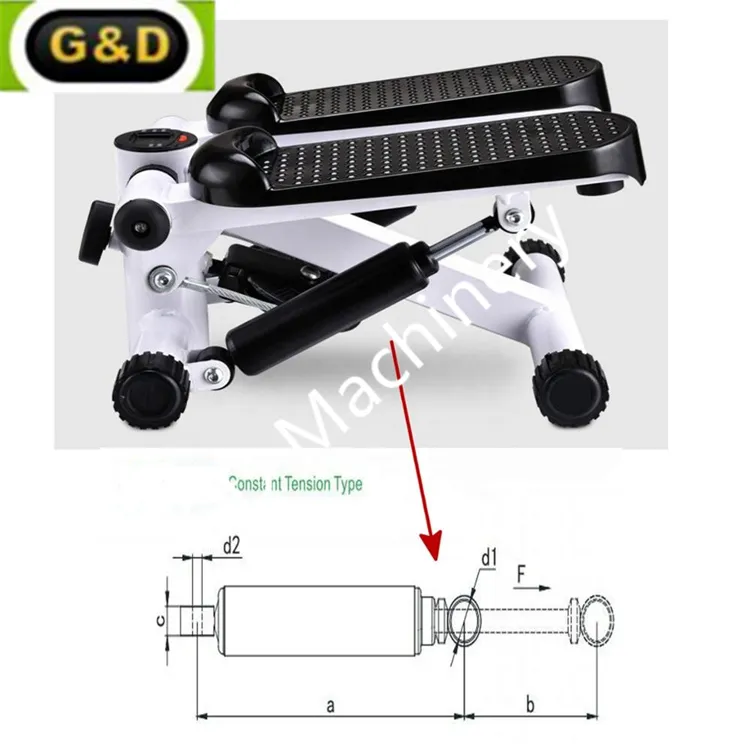 Constant Bidirectional Damping Fitness Hydraulic Cylinder for Stepper