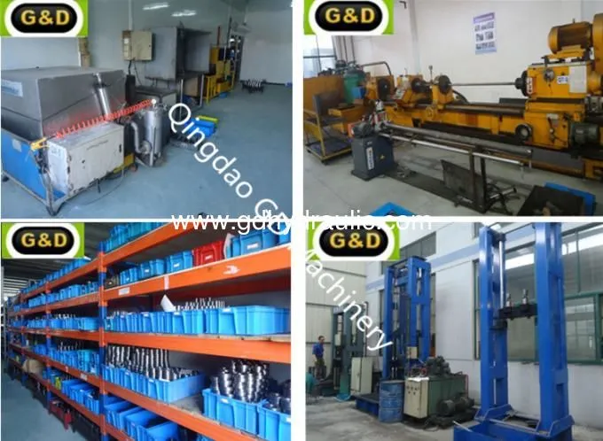 Hyva Telescopic Hydraulic Fluid Cylinder for Lifting Equipment