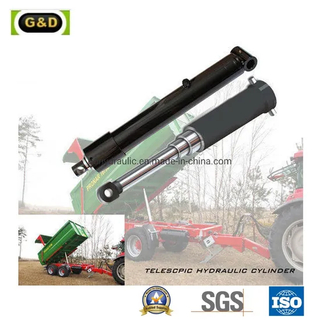 6 Stages Custom Underbody Dump Hoist Telescopic Cylinder for Trailers