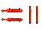 Welded Piston Type Industrial Hydraulic Cylinder