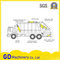 Welded Chorme Nitriding Piston Rod Hydraulic Cylinder for Rubbish Truck
