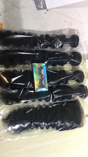 Virgin Human Hair Weft Bulk, Remy Hair Extensions Hair Kits