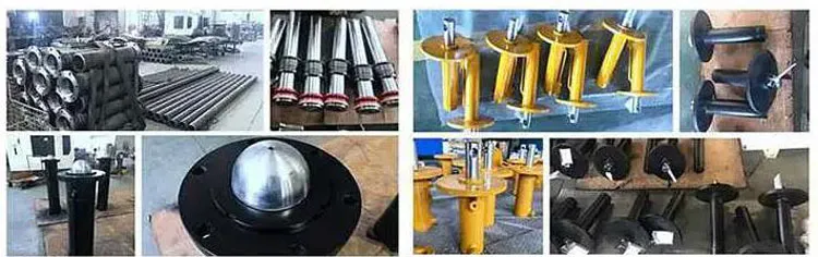Single Acting Car Lift. Two Post Hydraulic Cylinders