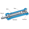 Agricultural Use 2500psi Tie Rod Double Action Hydraulic Cylinder