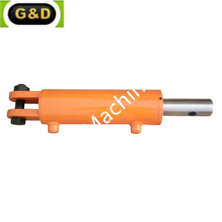 Welded Hydraulic Cylinder with Clevis Mounting End Used in Construction Truck