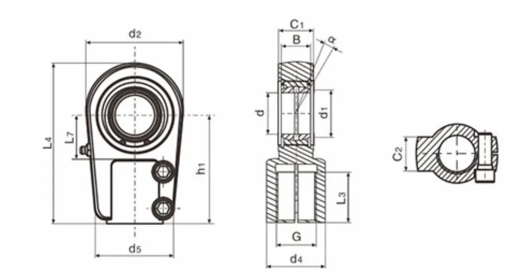 Gas Gk...Sk Hydraulic Rod Ends