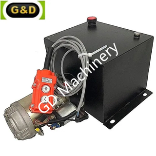 Horizontal Mounting 3000psi 10L Double Circuit Steel Hyraulic Power Unit for Lifting Table