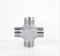 DIN Fiting Zinc Plated Cross Fittings