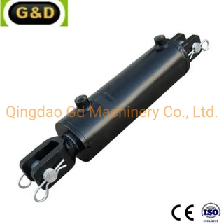 America Market Popular Threaded Gland Hydraulic Clevis Mounted Cylinder RAM for Material Trailers