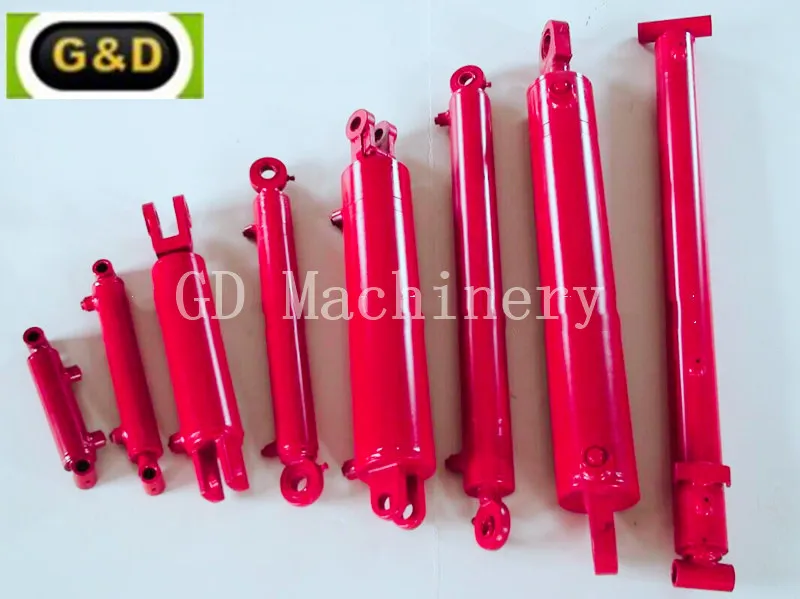 Valve Integrated Piston Rod Type Industrial Hydraulic Cylinder for Construction Equipment