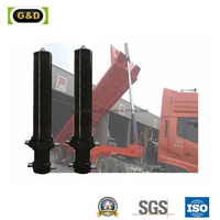 Underbody 3 Stages Telescopic Hdyraulic Hoist Cylinder for Dump Trailer