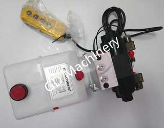 5L Oil Tank 24V DC Hydraulic Power Pack with 2 Double Acting Valves
