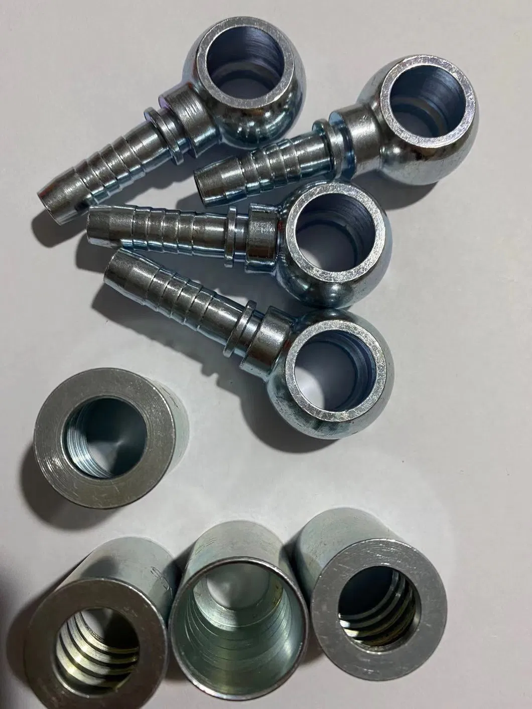 Zinc Plated Banjo Fittings for Hose and Valve Connecting CNC Forged Hose End Fitting