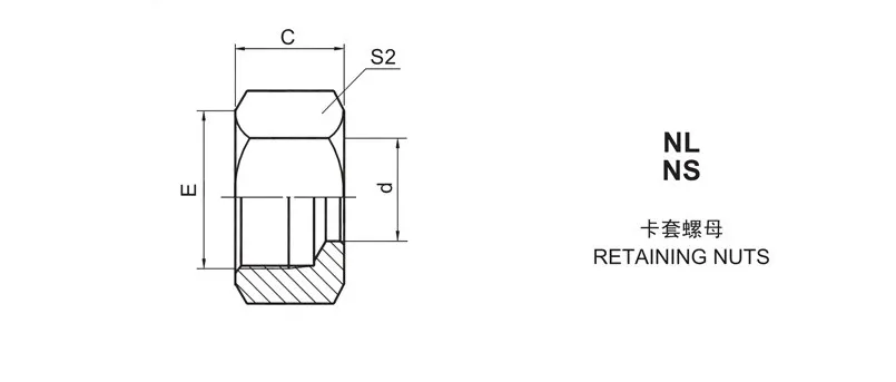 Carbon Steel Nl/Ns Retarning Nuts