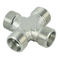 DIN Fiting Zinc Plated Cross Fittings