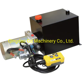 Dumping Truck Covering Steel 12V DC Hydraulic Power Units