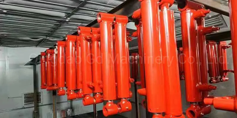 Tube Ported Double Acting Customized Welded Hydraulic Cylinder