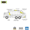 Customized Double Acting Rubbish Collector Use Hydraulic Cylinder