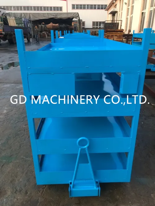 Painted Q235 Insudtrial Steel Trolley