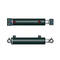 Hmw-2504 High Tensile Chrome Plated 3000 Psi 2.5" Bore X 4" Stroke X 1" Rod Diameter Welded Bushing Hydraulic Cylinder