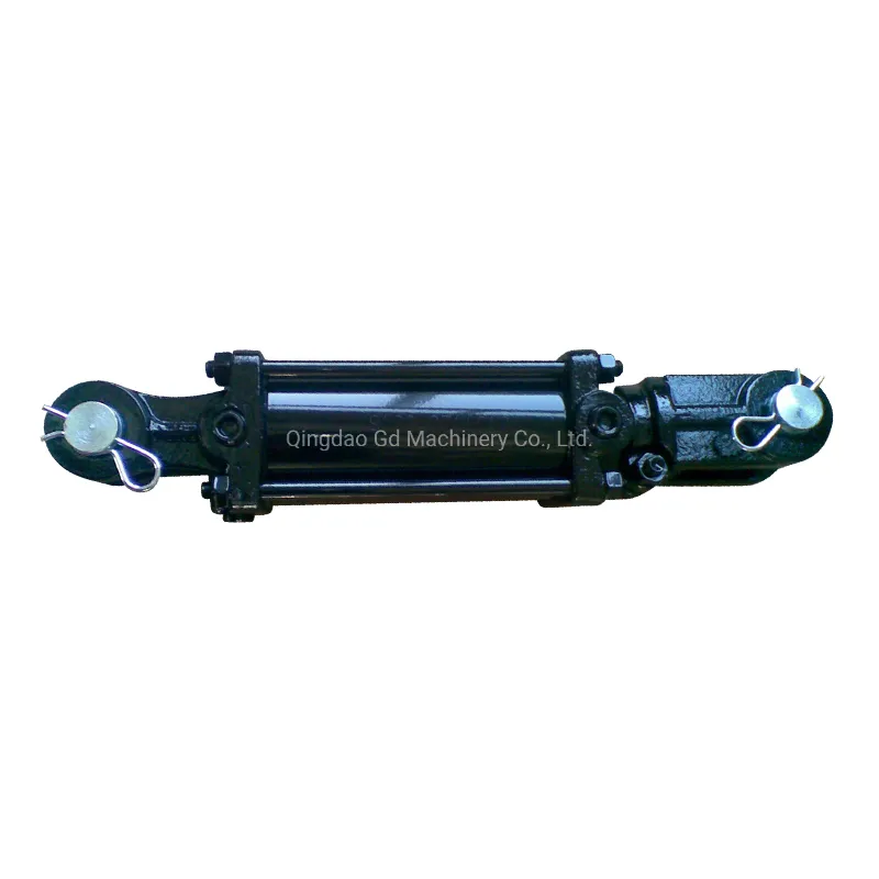 Standard Buffer Seals Steel Tie Rod Hydraulic Cylinder