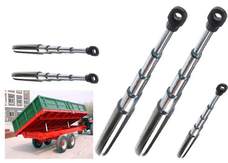 Multistage Telescopic Hydraulic Oil RAM for Side Tipper