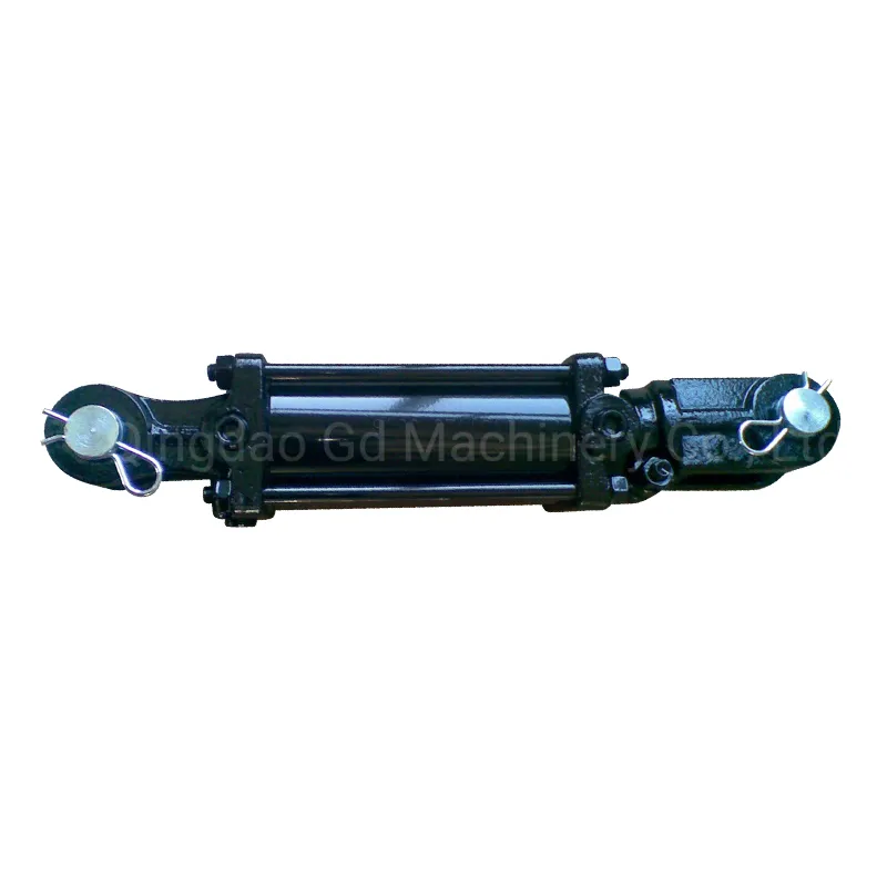 3000psi Hard Chrome Plating Nitrided Piston Rod Tie Rod Hydraulic Cylinder