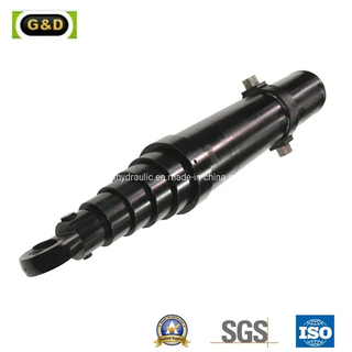 2/3/4/5 Extensions Front End Dump Hoist Custom Telescopic Hydraulic Cylinder