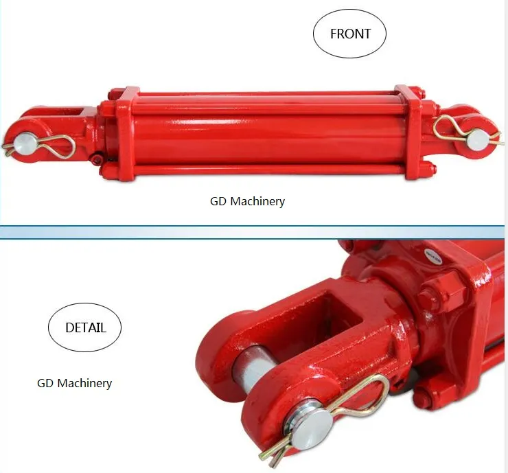 Tie Rod Hydraulic Cylinder Cilindro Hidraulico 2&prime;&prime; Bore 8&prime;&prime; Stroke Hydraulic Cylinder