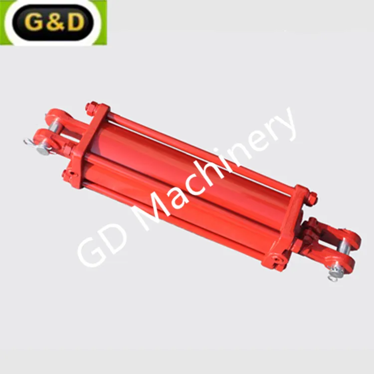 Bore 3 Inch Rod 1.25 Inch Stroke 8 Inch Double Acting Tie Rod Hydraulic Cylinder