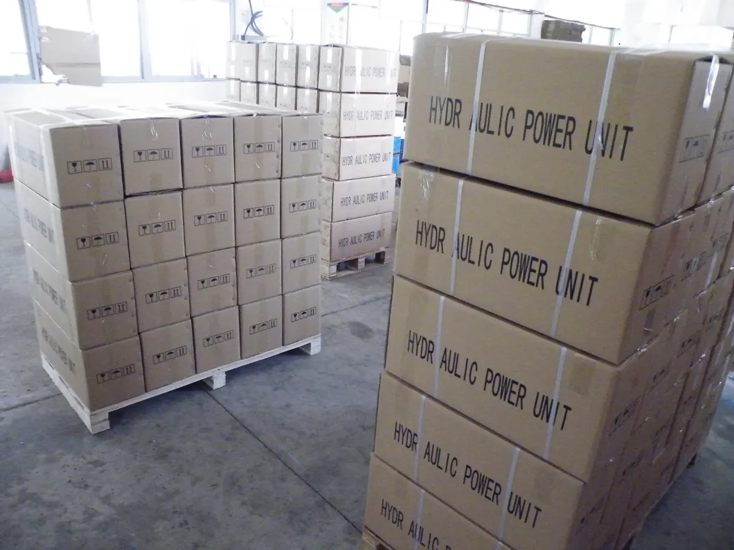 Double Action Plastic Oil Tank Hydraulic Power Unit