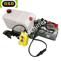 Single Acting Solenoid Operated 12 VDC Steel3000psi Hydraulic Power Unit