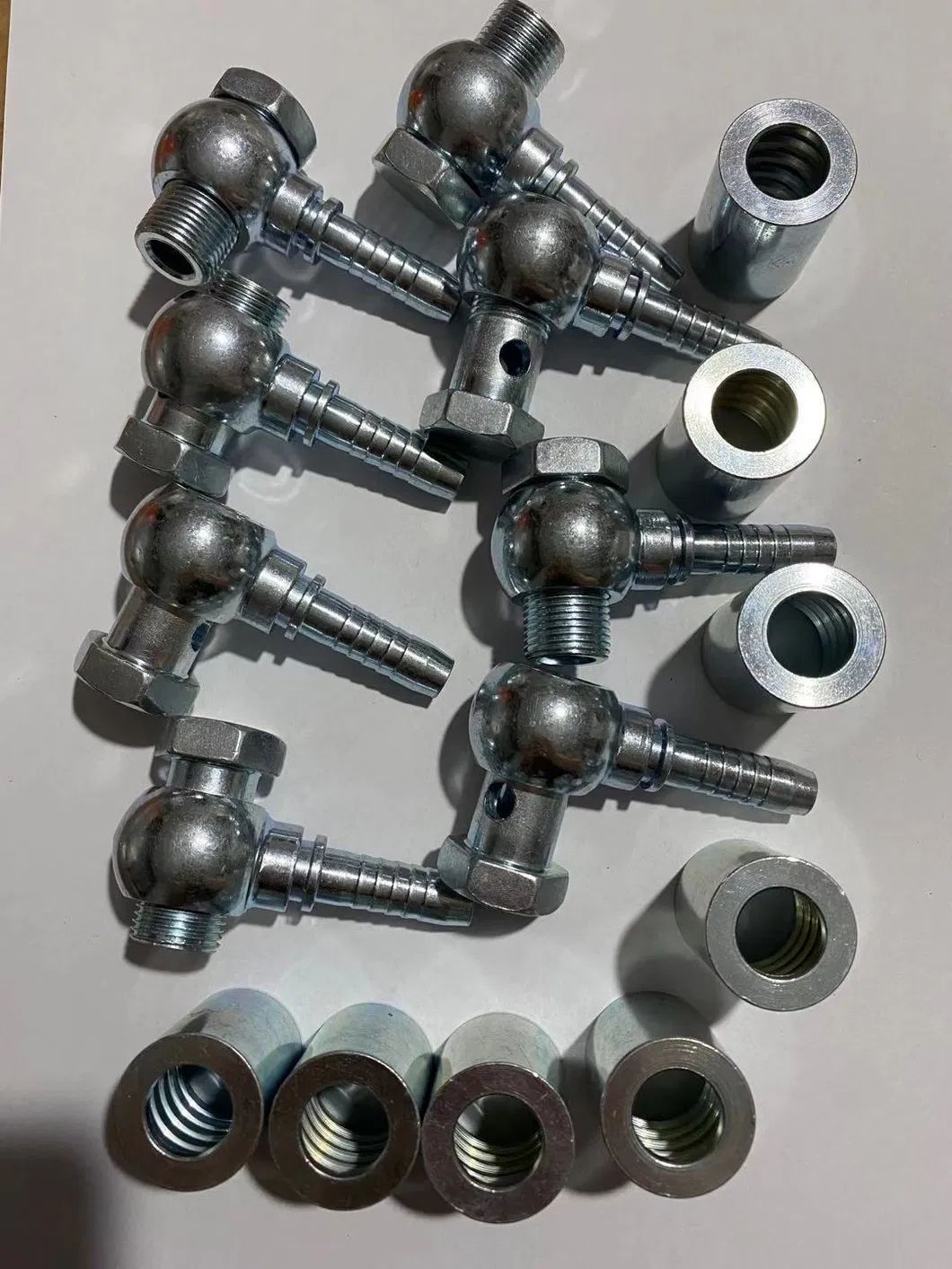 Zinc Plated Banjo Fittings for Hose and Valve Connecting CNC Forged Hose End Fitting