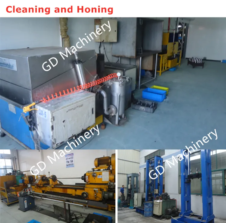 5 Stage Telescopic Long Stroke Hydraulic Cylinder for Roll off Truck