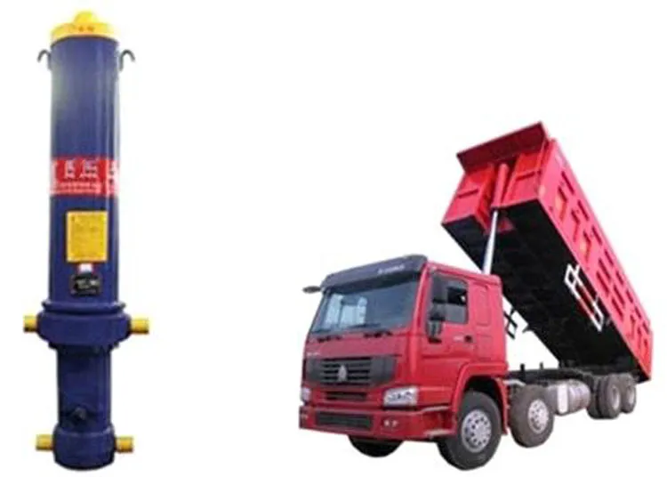 Super Srtoke 5 Stages Telescopic Hydraulic Cylinders for Semi Dump Trailer