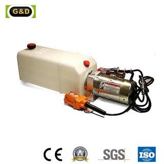12V/24V DC Metal Reservoir Hydraulic Power Unit for Car Lifting