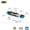 Double Acting Standard 300psi Female Clevis Hydraulic Welded Cylinder