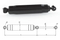 S60-330s Bidirectional Steel Fitness Hydraulic Cylinder
